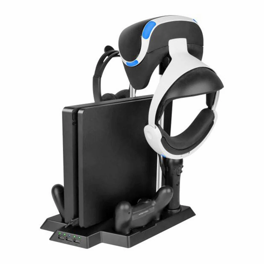 Вертикальный охлаждающий кронштейн для хранения PS4 Pro Slim PS VR Move держатель