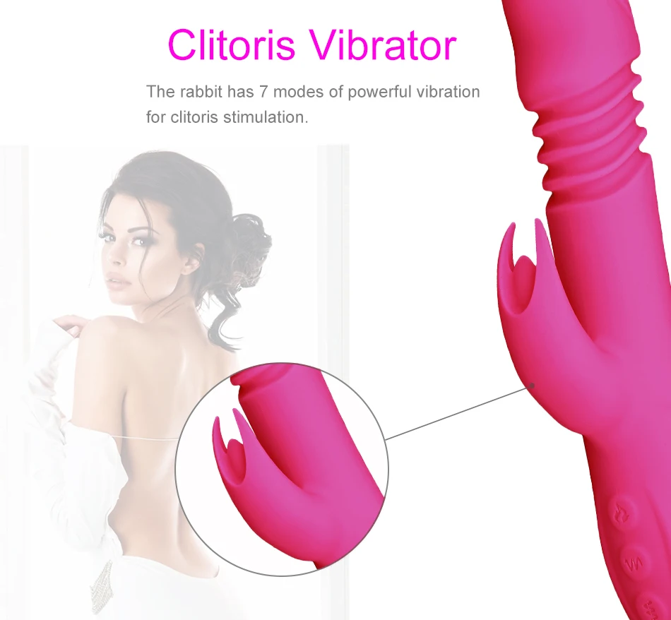 Новинка Перезаряжаемый USB Вибратор с нагревом для женщин вращающийся