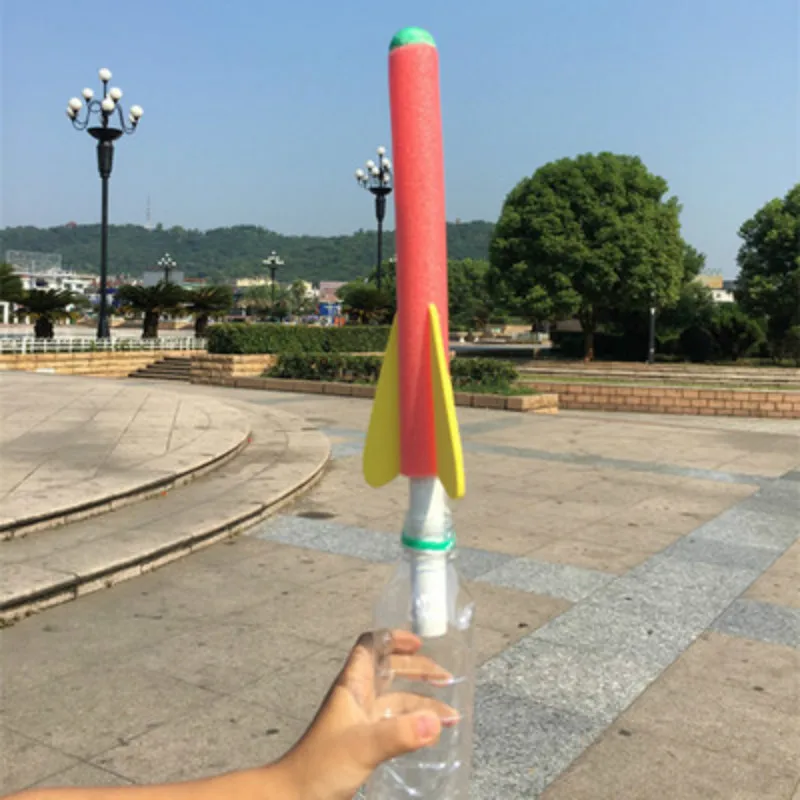 

DIY science and technology production of self-made air-pressure rocket scientific experiment air gun principle model