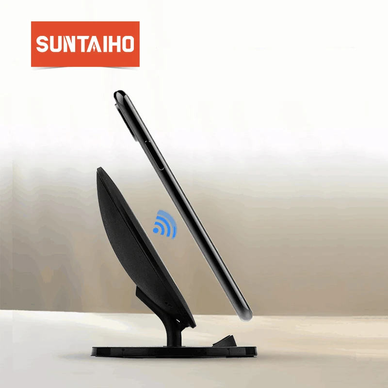Быстрое беспроводное зарядное устройство Suntaiho 10 Вт 9 В/2 А Qi для iPhone X/8 5 USB
