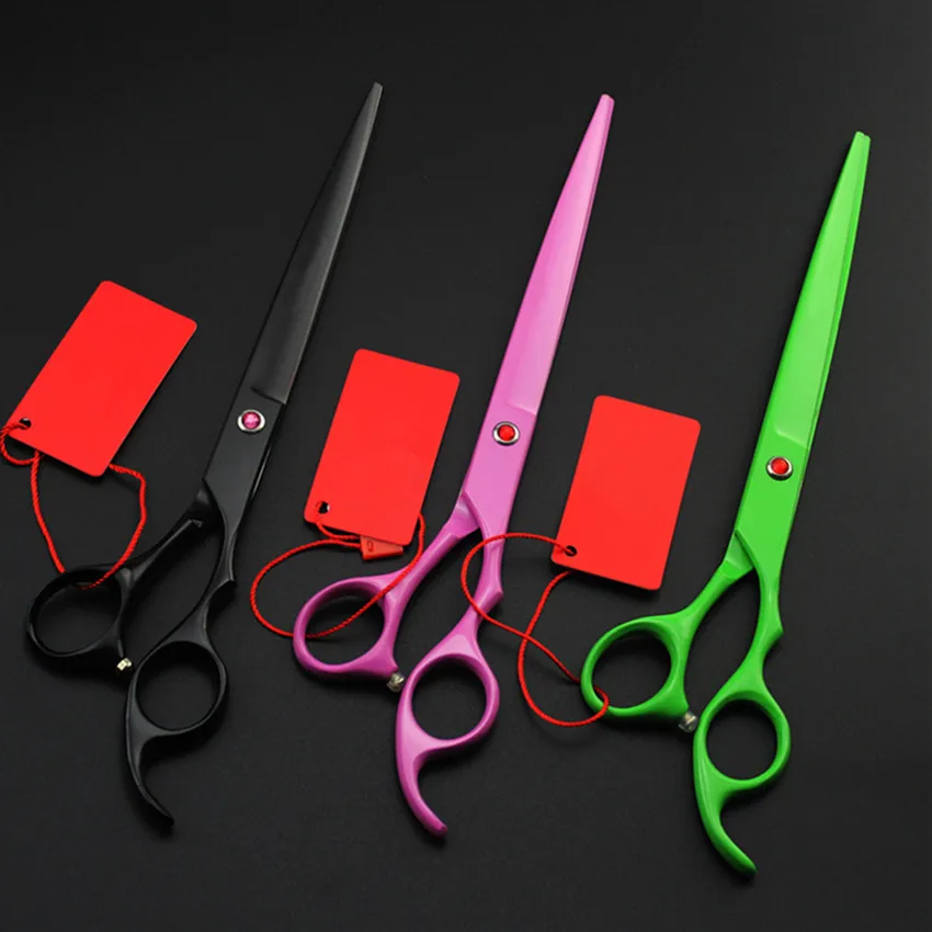 

Professional Upscale 440c 8 inch dog grooming hair scissors Pet scissor clipper Cutting shears cat Barber Hairdressing Scissors