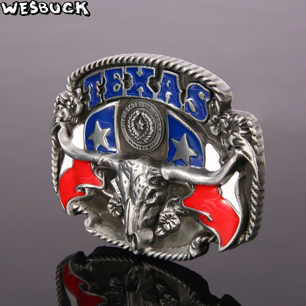 WesBuck Brand Belt Buckle Cowboy Cowgirl Meltal Slider Cool Buckles For men's Accessories | Дом и сад