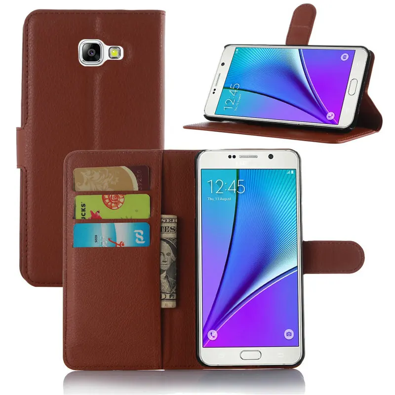 Кожаный чехол бумажник с откидной крышкой для samsung galaxy A9 2016 Duos A9000 кожаный
