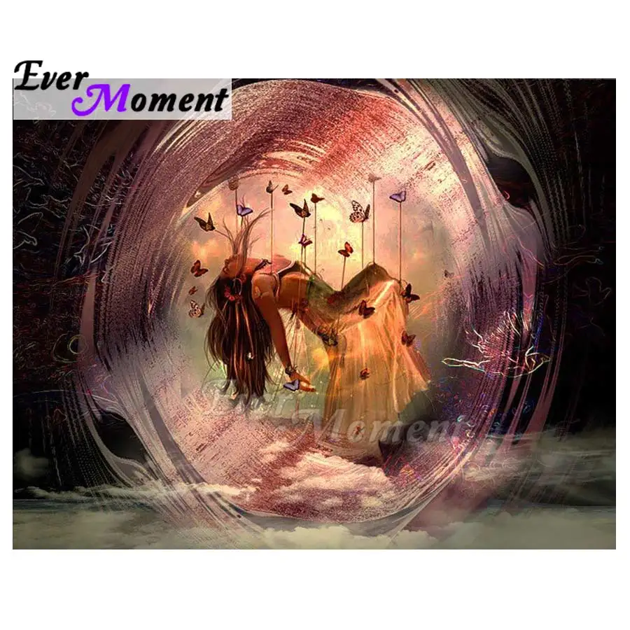Картина из страз Ever Moment 5D квадратная вышивка крестиком алмазная украшение для