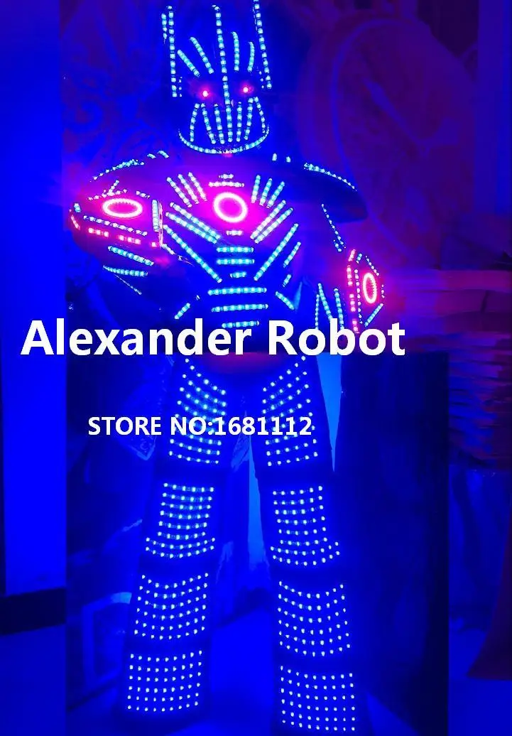 Светодиодный костюм/светодиодная одежда/Светлые Костюмы/фотосессия/робот
