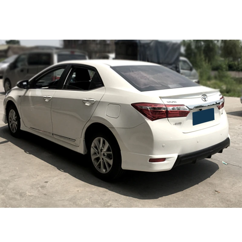 Комплект заднего бампера для Toyota Corolla 2014 2015 2016 год новый задний спойлер кузов