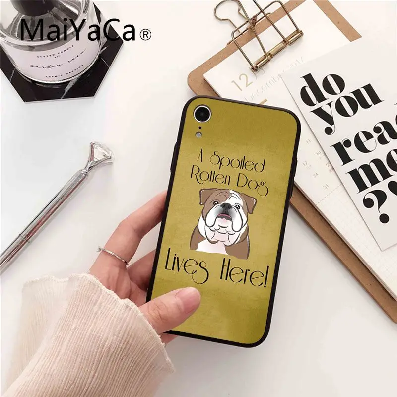 Maiyaca Французский бульдог Собака клиент высокое качество чехол для телефона iPhone 8 7
