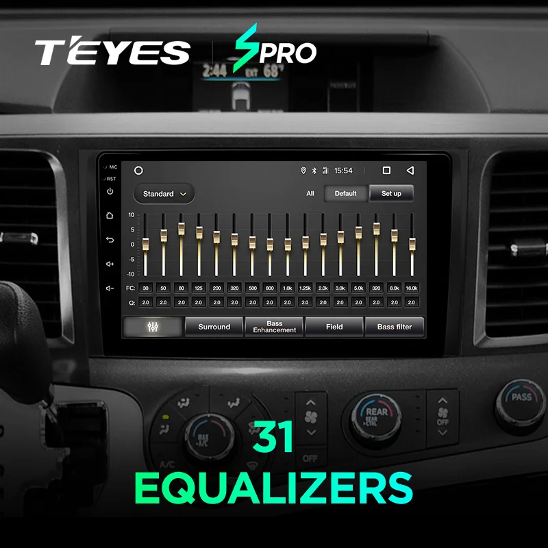TEYES SPRO для Toyota Sienna 3 2010- XL30 автомобильный Радио Мультимедиа Видео плеер навигация gps Android 8,1 аксессуары седан нет