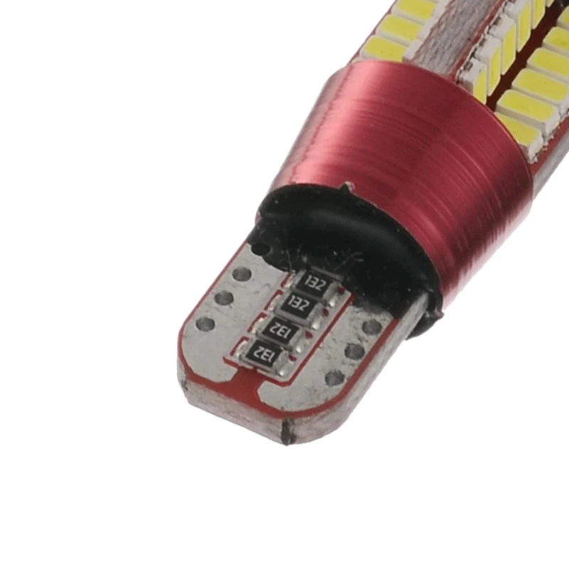 2Pcs T10 Led Canbus W5W 194 3014 57SMD White Auto Car Leds Bulbs Interior Reading Lights License Plate lamps 12V Styling | Автомобили и