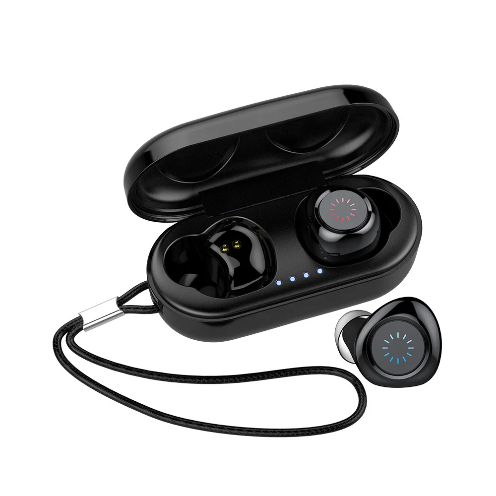 Беспроводные Bluetooth наушники Yinyoo Q65 V5.0 TWS с шумоподавлением спортивные