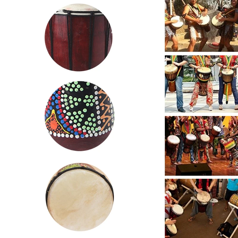 30 см Профессиональный Африканский Djembe барабан Bongo деревянный хороший звук
