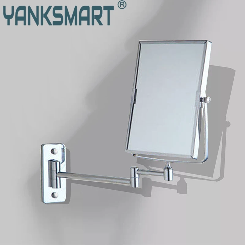 Выдвижное складное зеркало для макияжа ванная комната 1x 3x увеличительное