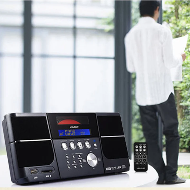 CD плеер Домашний USB диск воспроизведение машина обучение Walkman стены