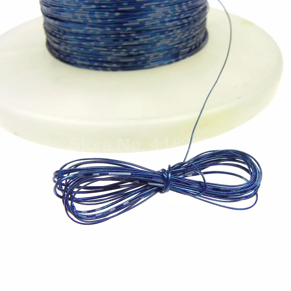 (1 м/лот) 2 жильный коаксиальный кабель Micro AWG 40 bule белого цвета|Монтажный жгут| |