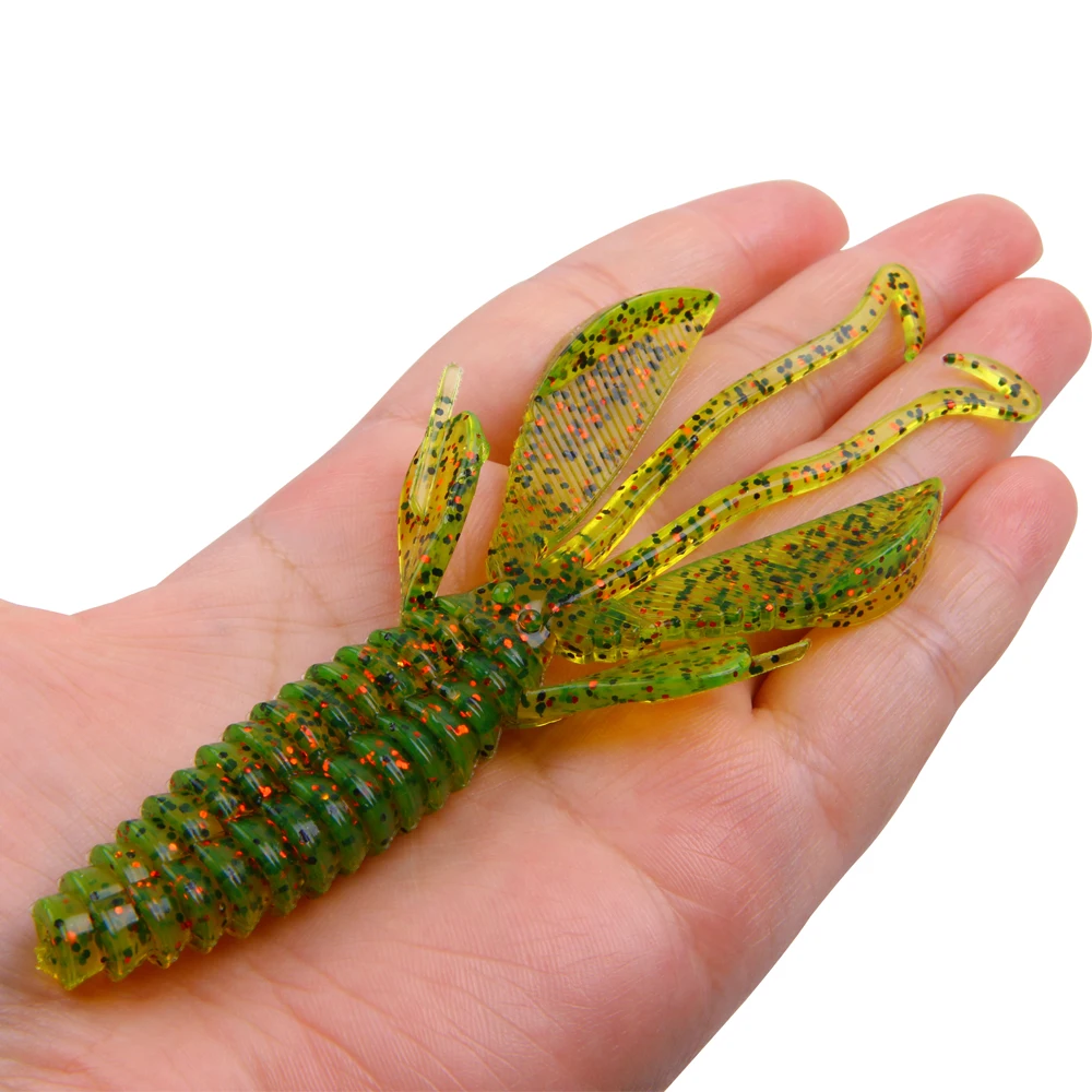 

12Pcs 10cm 11.7g Shrimp Soft Baits Fishing Lures Wobblers Crankbaits For Carp Fishing Lobster Worm Bait Fishing Tackle