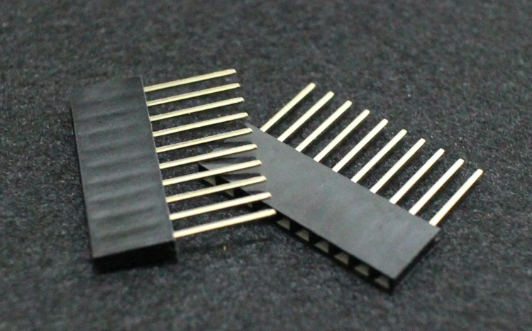 Hellotronics 20 шт./лот 8 5/0 0/10 5 мм 2 54 Шаг Штабелируемый заголовок 1x10 Pin для Arduino R3 |