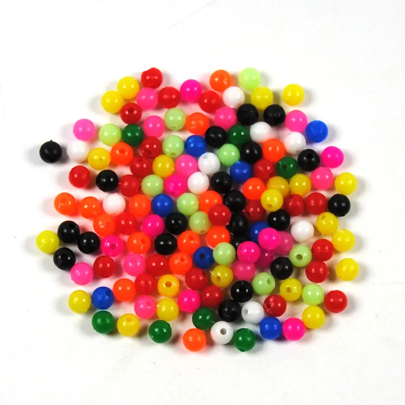 Wifreo 200PCS Multiple Color Mixed Fishing Rigging Plastic Beads Stops for Lure Spinners Sabiki DIY 4mm 5mm 6mm 8mm | Спорт и