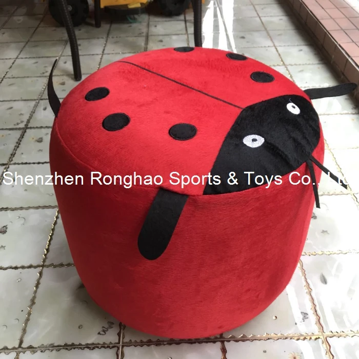 Надувной стул толстое ПВХ хлопковое покрытие мультяшное плюшевое воздушное