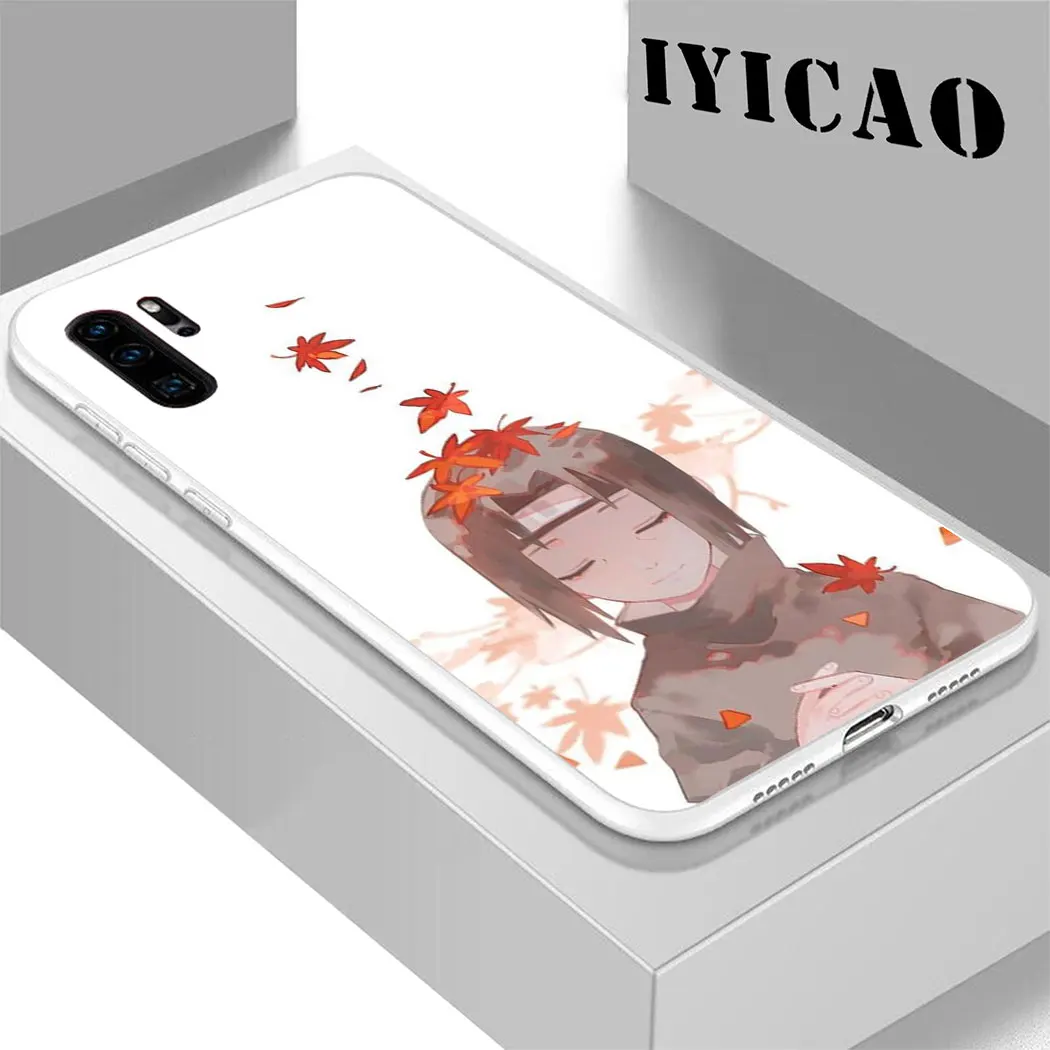 Жесткий чехол IYICAO Naruto Uchiha Itachi Sasuke для Huawei Honor 6A 6C 7A 7C 7X 8 8X 9 10 20 9X Lite Pro Play Note View