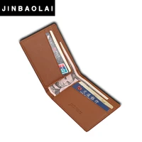 jinbaolai wallet multifunction money clip purse ultra thin men wallets pu leather wallet men 150pcslot