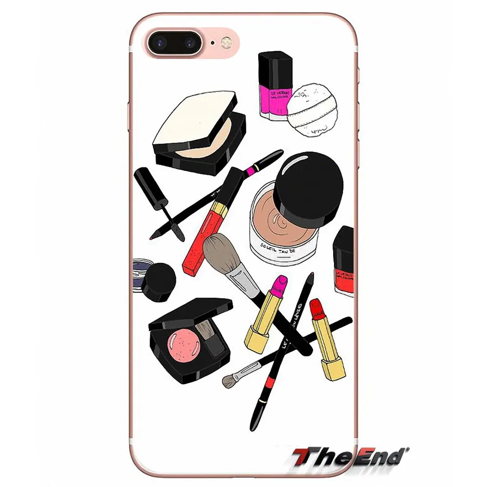 Для Apple iPhone X 4 4S 5 5S SE 5C 6 6S 7 8 Plus 6Plus 7plus 8plus Fundas Coque инструменты губная помада Красота
