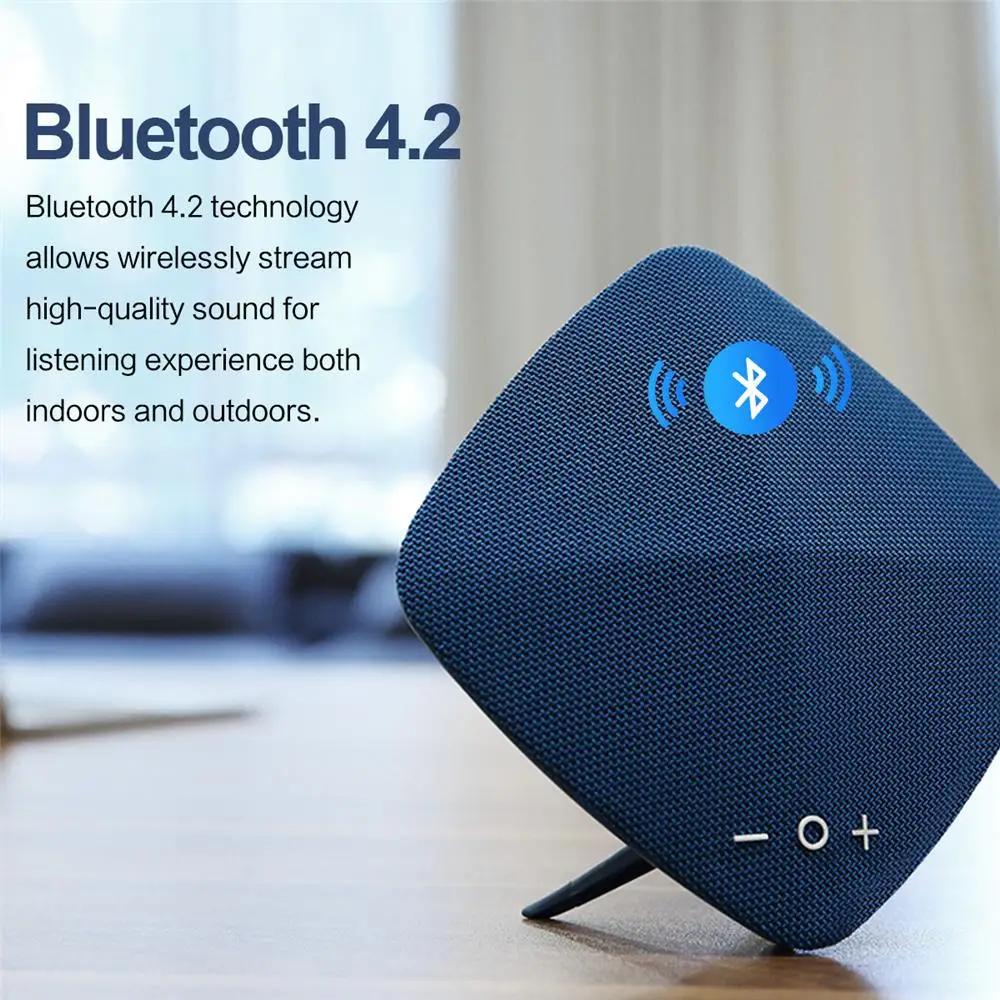 ROCKSPACE HiFi Мини Bluetooth 5.0 Блютуз Колонки usd и флешкой портативная музыкальная колонка стерео звук для айфона и xiaomi телефона