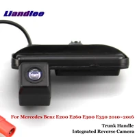 liandlee for mercedes benz e200 e260 e300 e350 w212 2010 2016 car rear view backup parking cam integrated trunk handle
