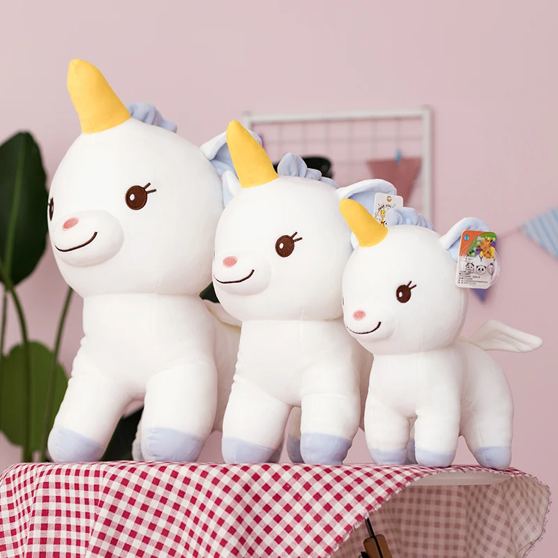 Easykoko 33/40/60cm Plush Stuffed Unicorn Toy High Quality Cartoon Gift For Children Animal Horse | Игрушки и хобби