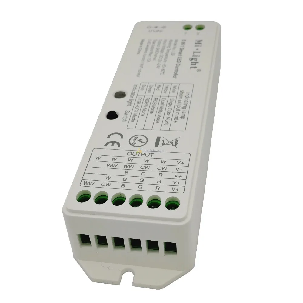 Mi.light LS2 5 в 1 умный светодиодный контроллер 2 4G беспроводной для одного цвета CCT RGB