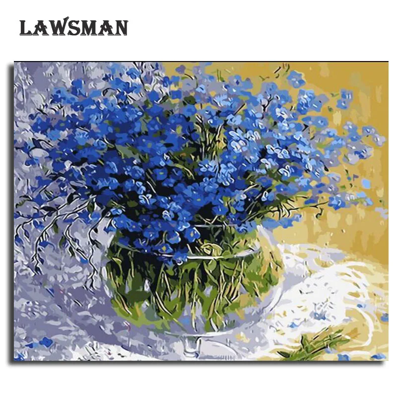 LAWSMAN framelsee diy картина маслом по номеру расписанную холст для живописи Главная