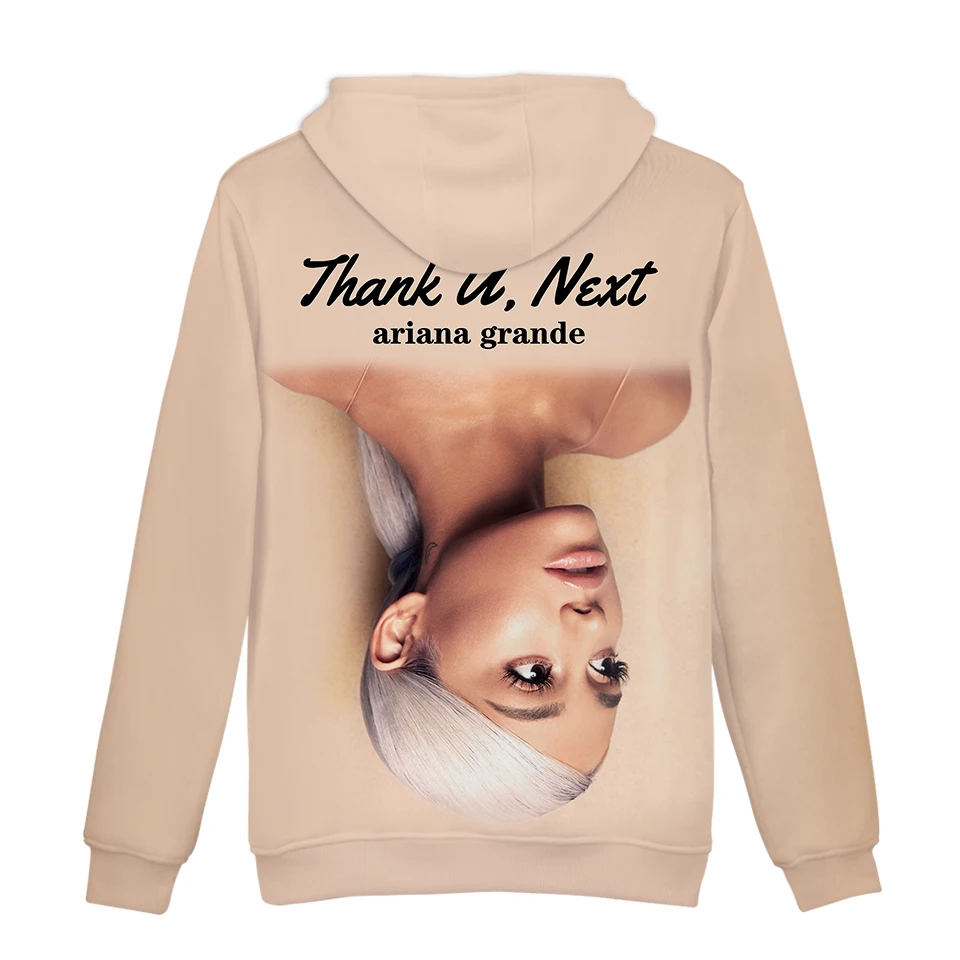 3D Ariana Grande Thank U следующий альбом Highstreet Cool Женская и мужская одежда горячая Распродажа повседневные крутые худи Harajuku толстовки