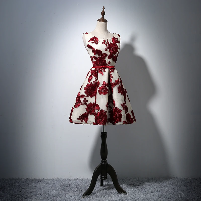 Модные Коктейльные Вечерние платья короткое Кружевное мини-платье 2017 | Свадьбы и