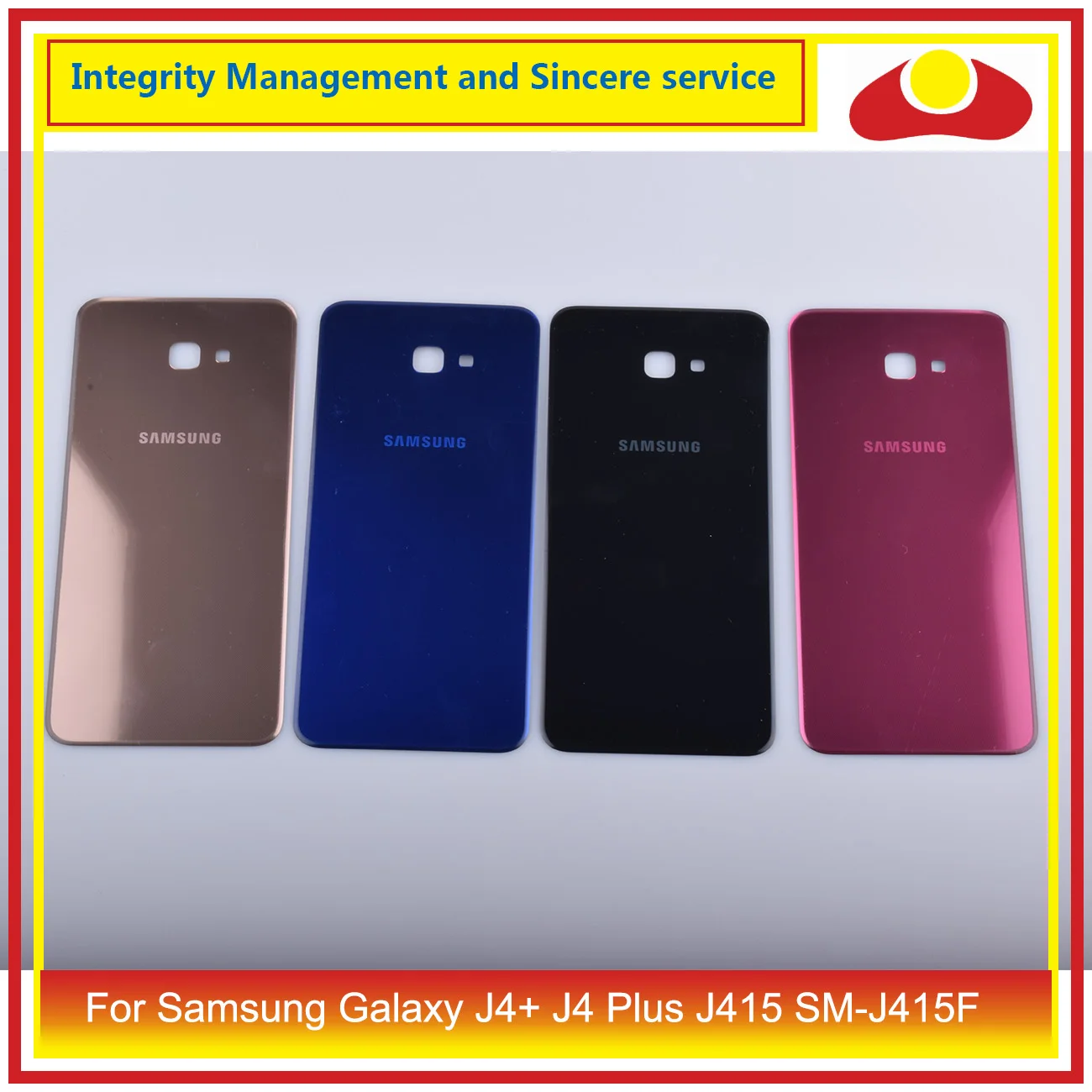 10Pcs/lot For Samsung Galaxy J4+ J4 plus J415 SM-J415F SM-J415G Housing Battery Door Rear Back Cover Case j415 Chassis Shell
