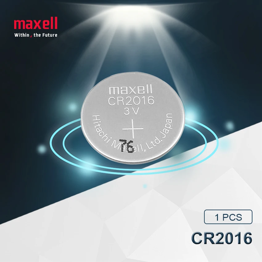 1 шт. maxell оригинальная Совершенно новая Батарея cr2016 3 в Кнопочная батарея монетные