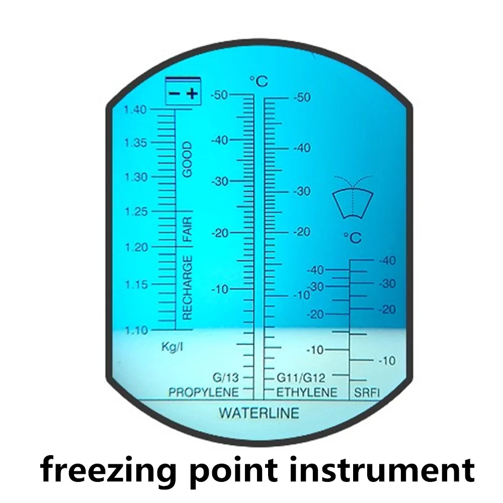 Portable Freezing Point Measuring Instrument Meter Tester Handheld Refractometer