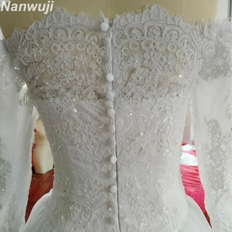 2018 с вырезом лодочка дешевые Robe de Mariage свадебное платье es для женщин бальное Vestido