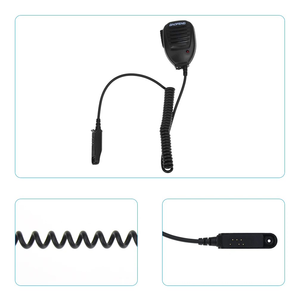 Baofeng UV-9R динамик микрофон портативный радио водонепроницаемый Walkie Talkie ручной микрофон PTT для Baofeng UV-9R Plus A58