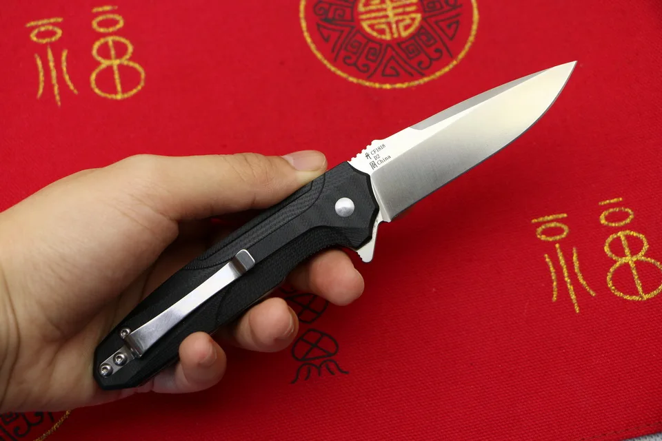 TIGEND CF1818 Флиппер складной нож D2 лезвие G10+ стальная ручка Кемпинг Охота Открытый выживания карманные кухонные ножи инструменты