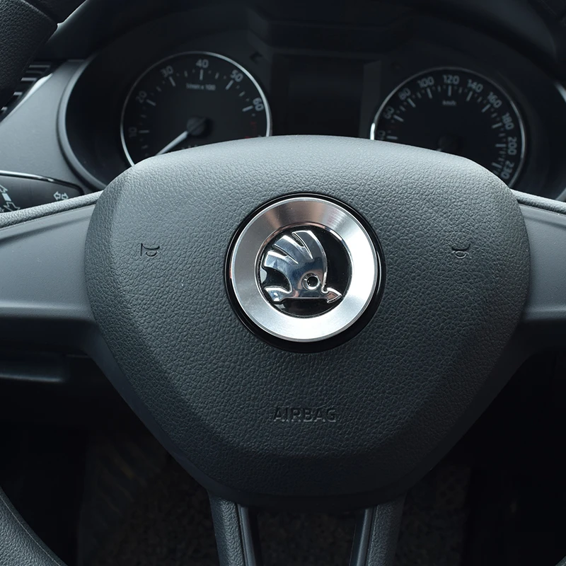 Модифицированное специальное кольцо на руль для Skoda Octavia 2015 2016 2017 2018 с логотипом
