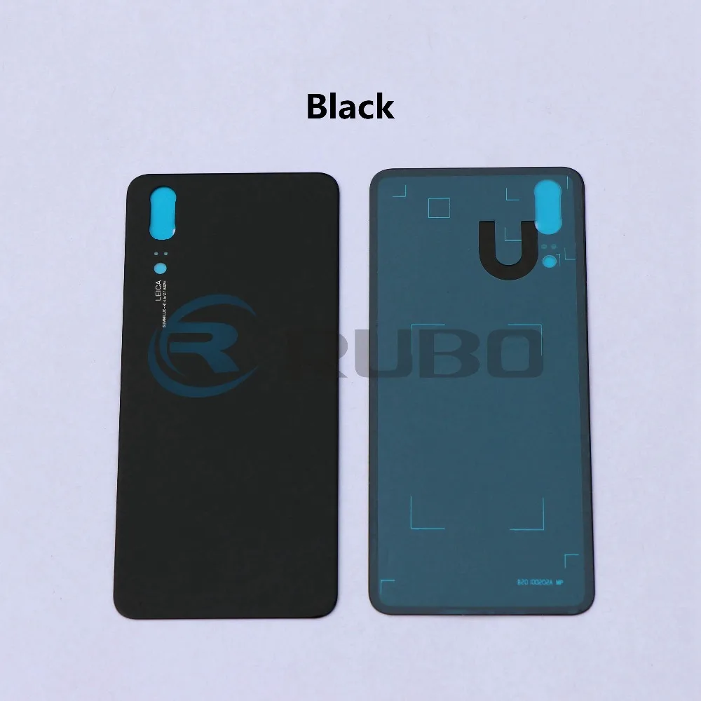 Задняя крышка для Huawei P20 задняя батарейного отсека корпус стеклянный чехол с