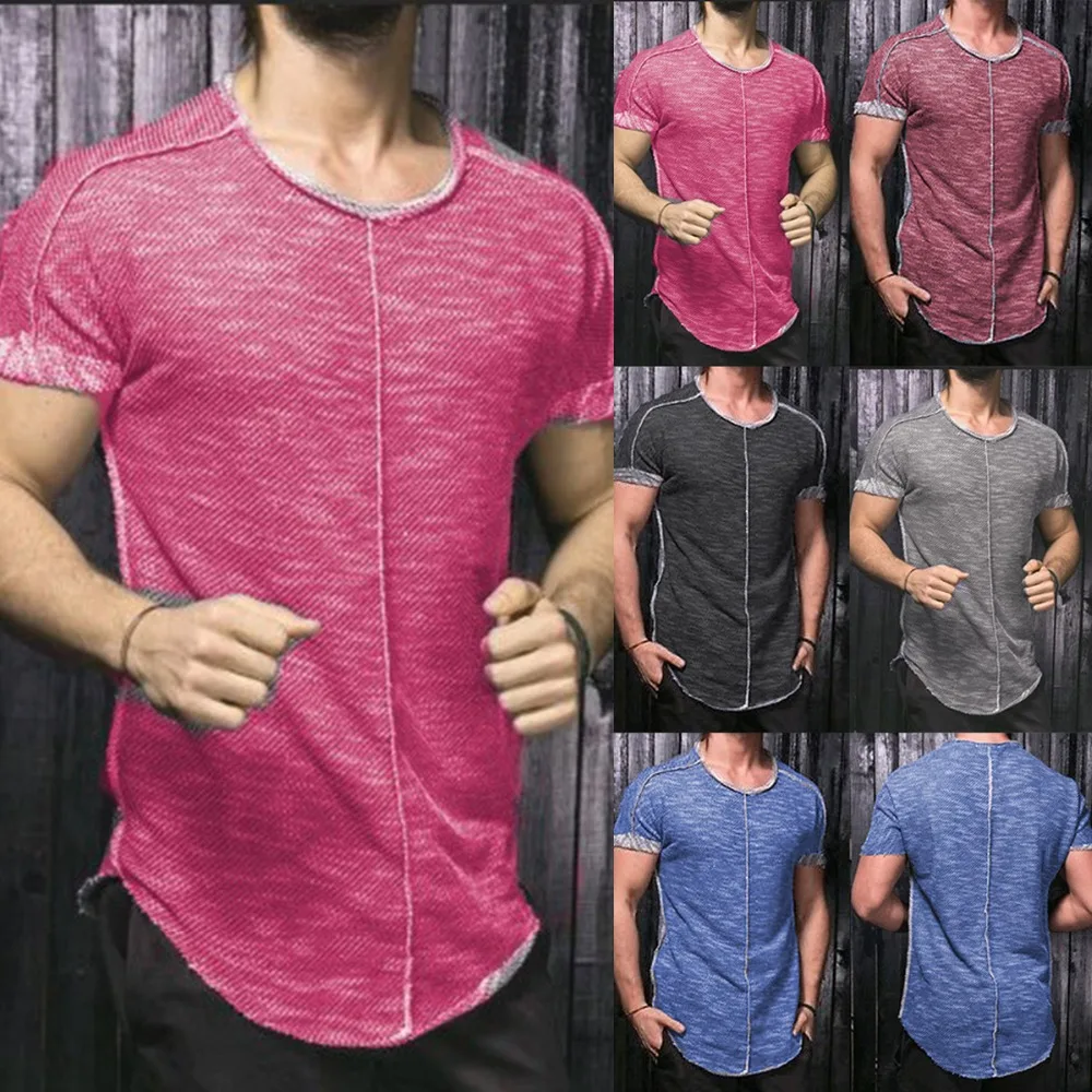 Новый бренд Костюмы Slim Fit шею Для мужчин короткий рукав s гавайская рубашка 2018