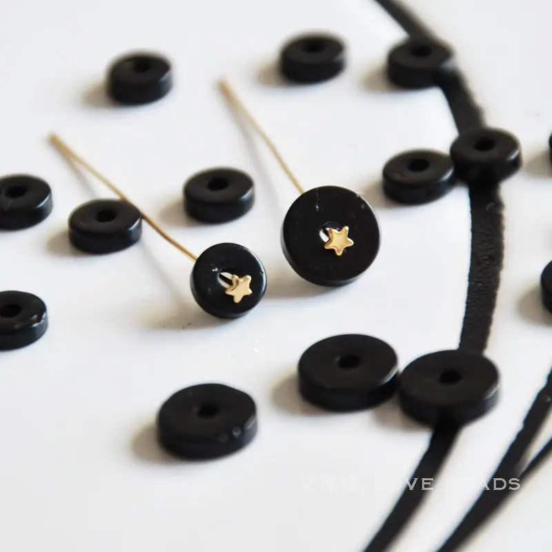 Оптовая продажа разделитель в виде кокосовой ракушки 50 шт./лот диск 8x2 мм круглые