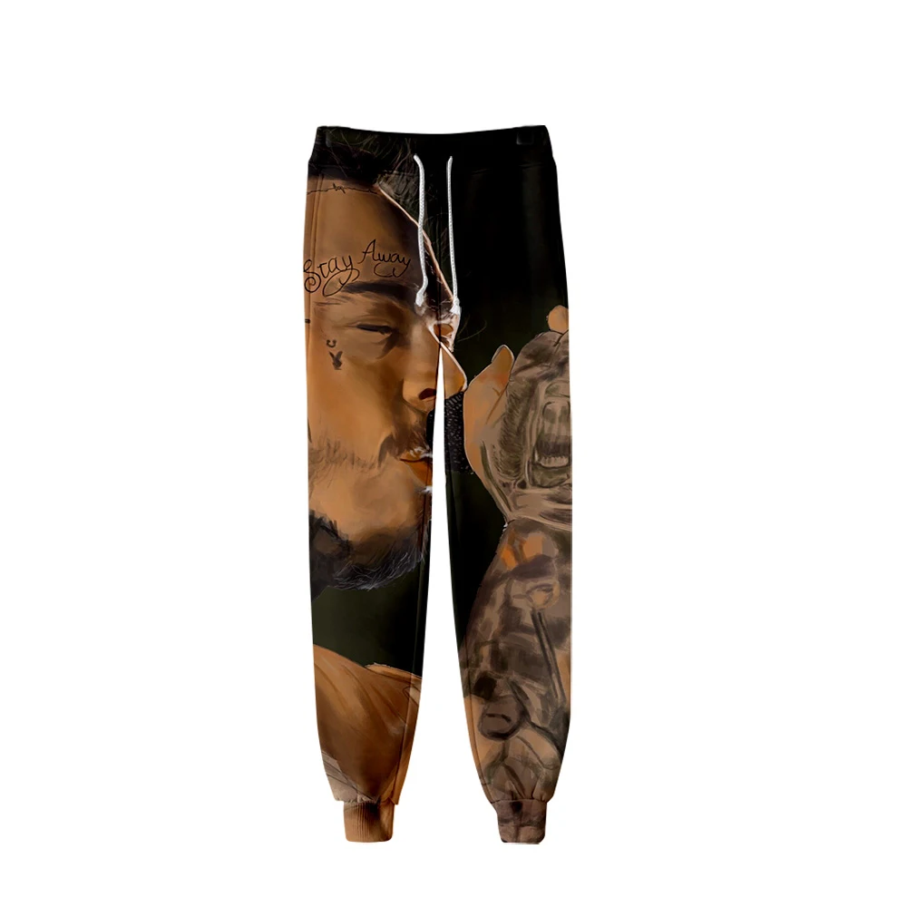 Post Malone Pants men Hip Hop Trousers Kpop Leisure HIP HOP Casual High Quality Warm Slim | Мужская одежда