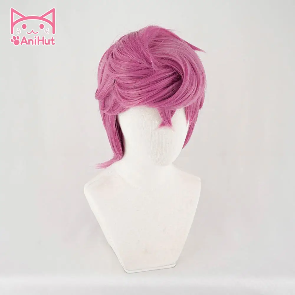 Anihut Trish Una косплей парик аниме JOJO Необычные Приключения Золотой ветер косплей парик Trish Una волосы Хэллоуин косплей