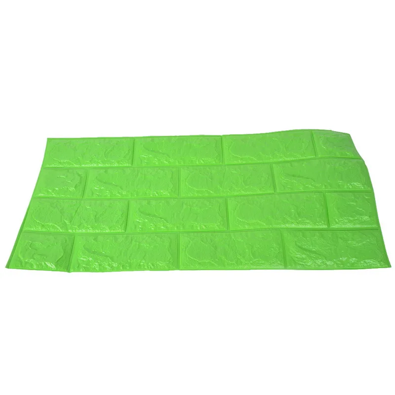 green 2 60x30cm 1 шт водостойкие настенные наклейки 3D для детской комнаты домашний Декор Гостиная для ТВ фоновое покрытие стен DIY самоклеющиеся - Цвет: green 2 60x30cm