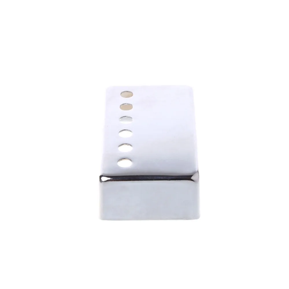 Electric Guitar Accessorie 6 Holes Silver LP Pickup Cover Humbucker 50 52 Copper dropshipping | Спорт и развлечения
