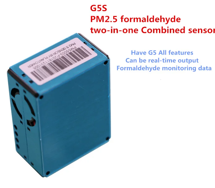 2 шт./лот обнаруживает формальдегид и PM2.5 PMS5003S G5S лазерный датчик пыли