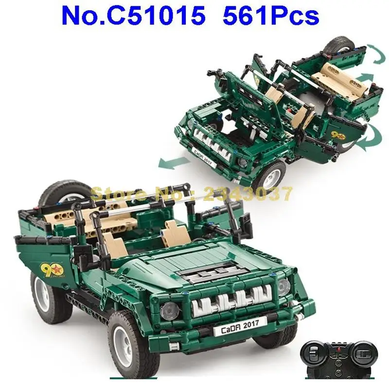 C51015 561 шт. Rc пульт дистанционного управления военный парад грузовик автомобиль