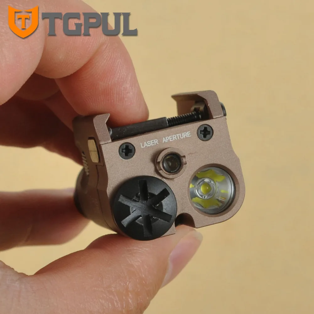 Ультра компактный пистолет TGPUL XC2 фонарик с постоянной/мгновенной/красной точкой