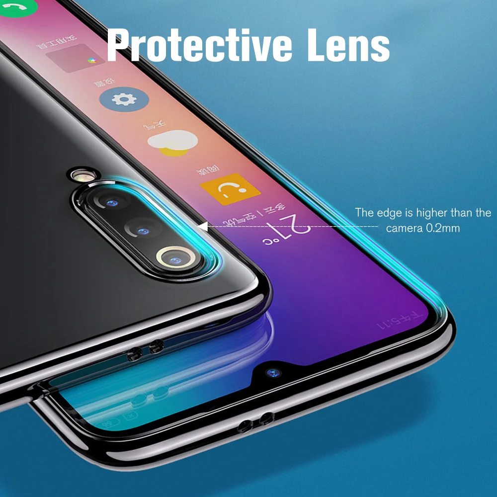Покрытие чехол для телефона Xiaomi mi 9 прозрачный SE мягкий тонкий TPU Xiao K20 Pro